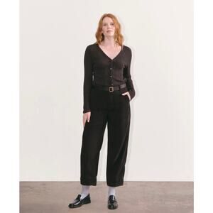NWT Everlane The Utility Pant Buttersoft Tencel Barrel Leg Trousers Size 2